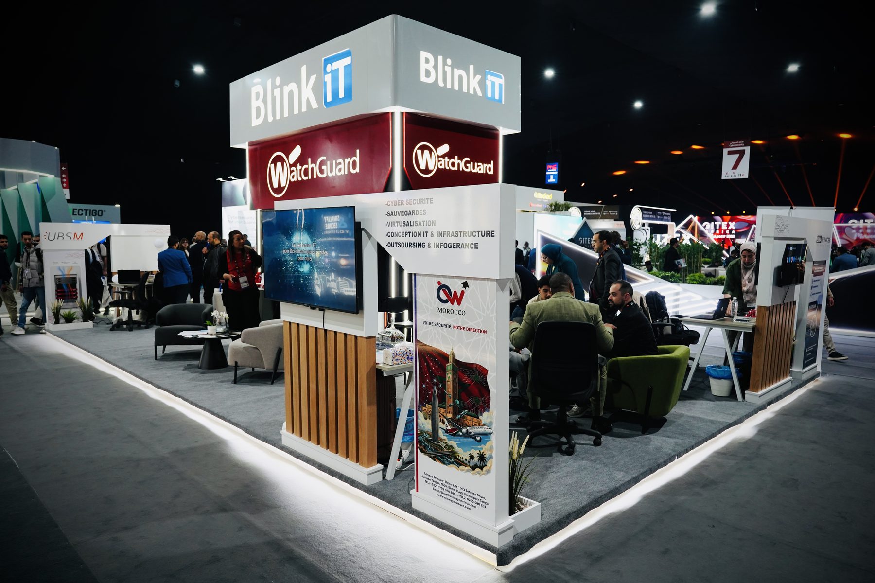 ONE WAY MOROCCO au GITEX Africa 2026, stand partenaire WatchGuard