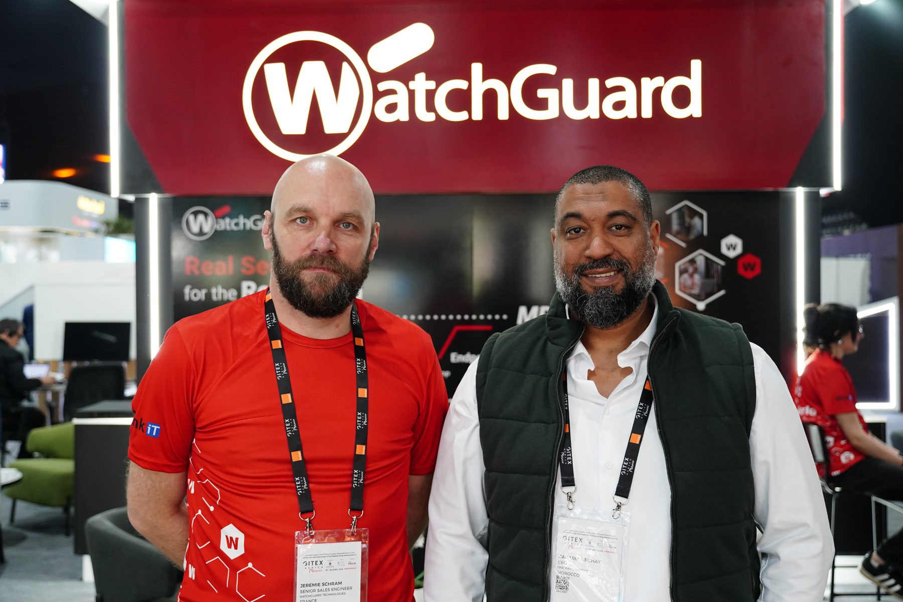 L'équipe ONE WAY MOROCCO avec WatchGuard, GITEX Africa 2026