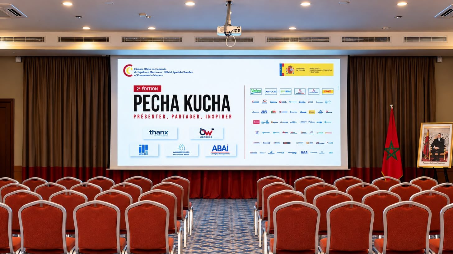 Salle de la 2ème édition du Pecha Kucha, Tanger